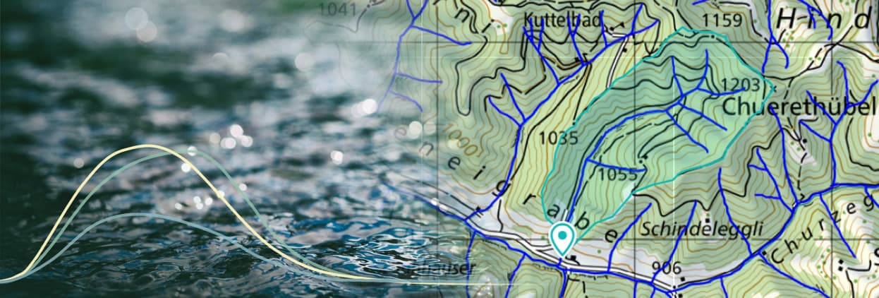 Qsim Banner - Hydrological modeling visualization